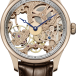 Big Mechanical Skeleton Gents Watch Rose Gold Plated