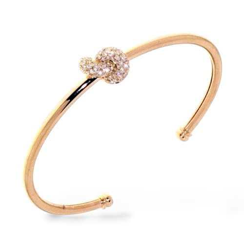 ALBERTI BRACELET WITH DIAMONDS "KNOT"
