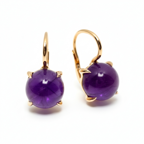 ALBERTI AUSKARI AR AMETISTIEM