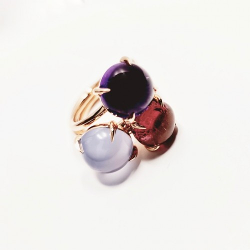 ALBERTI RINGS WITH AMETHYST