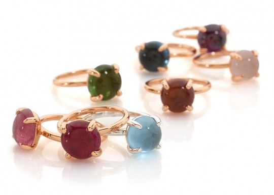 ALBERTI GOLD RINGS WITH OPAL