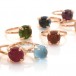 ALBERTI GOLD RINGS WITH OPAL