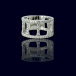 ALBERTI WHITE GOLD RING WITH DIAMONDS