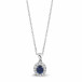 ALBERTI NECKLACE WITH DIAMONDS AND BLUE SAPPHIRE