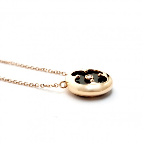 ALBERTO NECKLACE "HAPPY CLOVERLEAF"