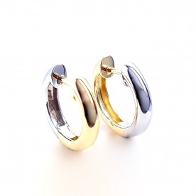 Yellow & White gold earring