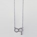 NECKLACE WITH DIAMONDS "ETERNITY"