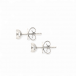 Hans D.Krieger 18K white gold ear studs with diamonds