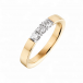 Hans D.Krieger 18K gold ring with diamonds
