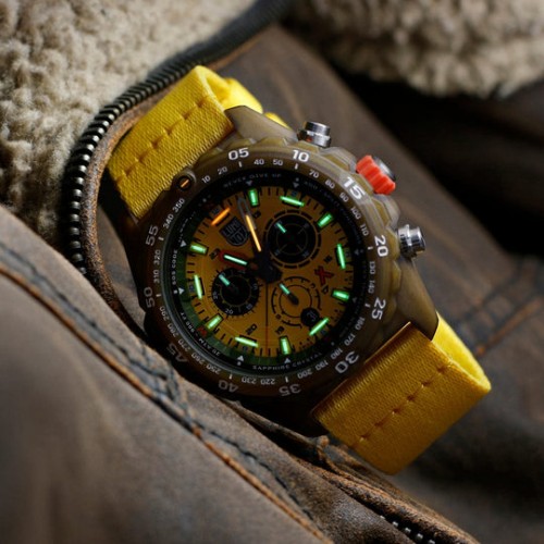 LUMINOX Bear Grylls Survival MASTER x #TIDE no pārstrādātas okeāna plastmasas Hronogrāfs ECO pulkstenis