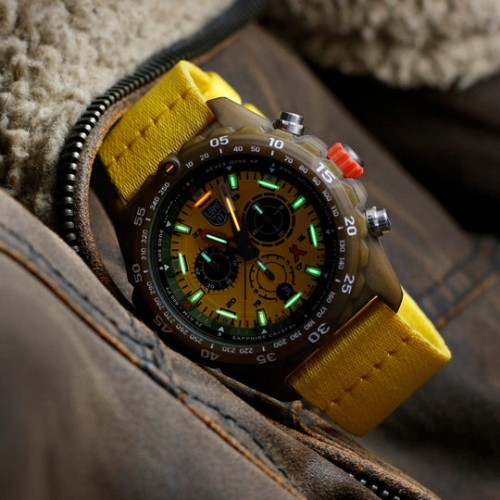 Bear Grylls Survival MASTER x #TIDE Recycled Ocean Material Chronograph 3743.ECO Compass Watch