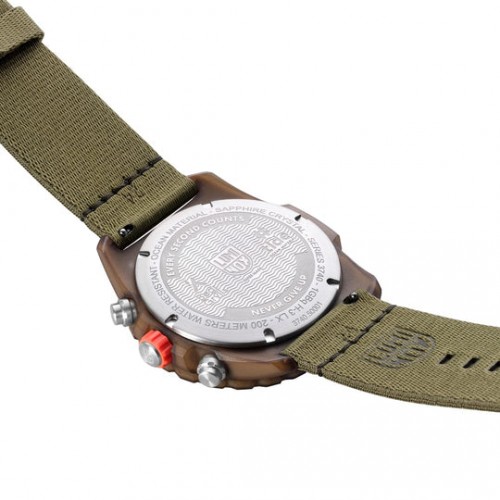 LUMINOX Bear Grylls Survival MASTER x #TIDE no pārstrādātas okeāna plastmasas Hronogrāfs ECO pulkstenis