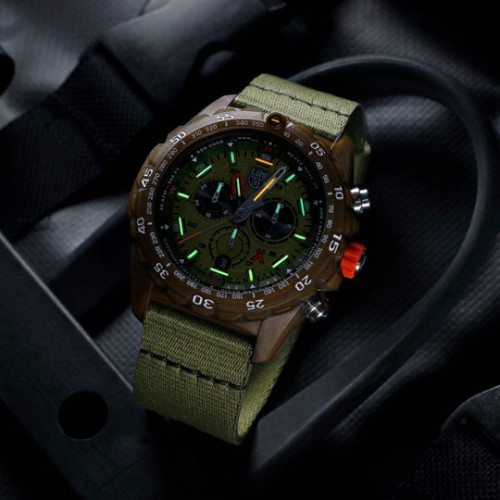 Bear Grylls Survival MASTER x #TIDE Recycled Ocean Material Chronograph 3743.ECO Compass Watch