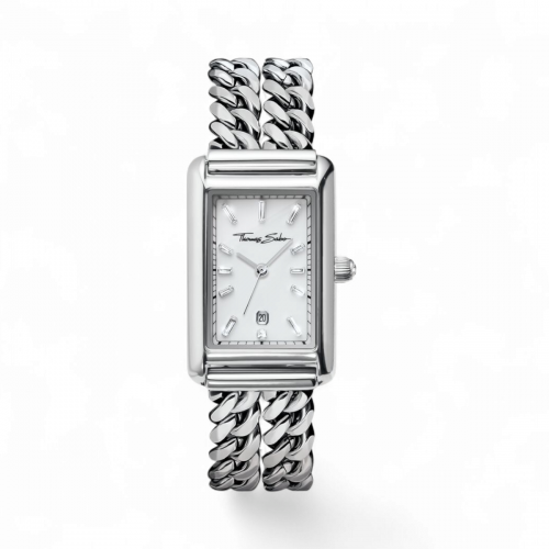 THOMAS SABO  -  sudrabains sieviešu pulkstenis Elegance taisnastūra formā