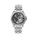 THOMAS SABO Ladies' watch with black dial and white zirconia stones flowers
