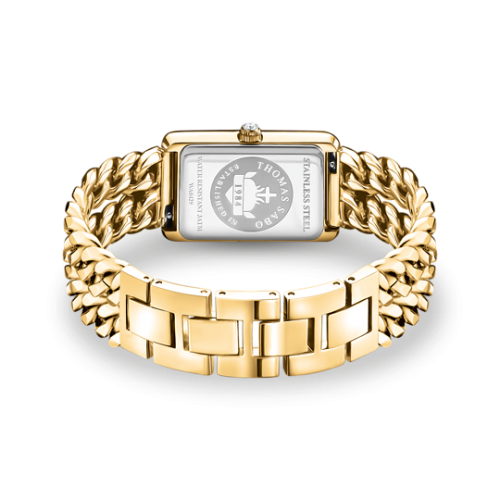 THOMAS SABO  -  zeltīts sieviešu pulkstenis Elegance taisnastūra formā