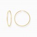 THOMAS SABO SILVER HOOP EARRINGS WITH GOLD PLATING