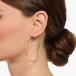 THOMAS SABO SILVER HOOP EARRINGS WITH GOLD PLATING