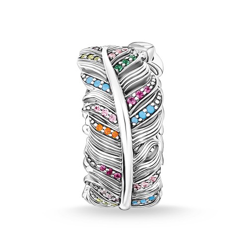 THOMAS SABO RING "FEATHER SILVER"