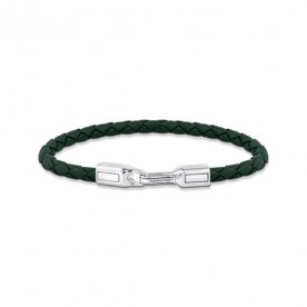 THOMAS SABO  DARK GREEN LEATHER STRAP