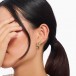 THOMAS SABO СЕРЕБРЯННЫЕ СЕРЬГИ   С золотым покрытием