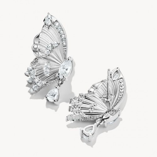 THOMAS SABO SUDRABA AUSKARI  TAUREŅI  AR CIRKONIEM 